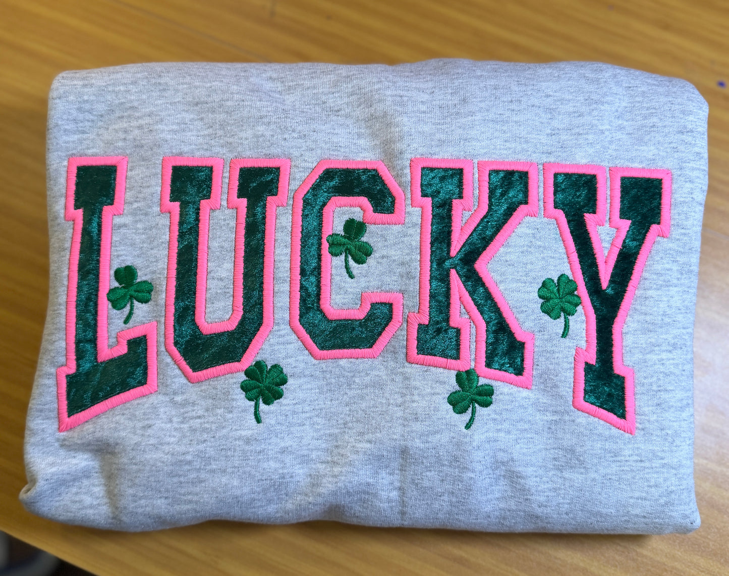 Lucky Appliqué Sweatshirt