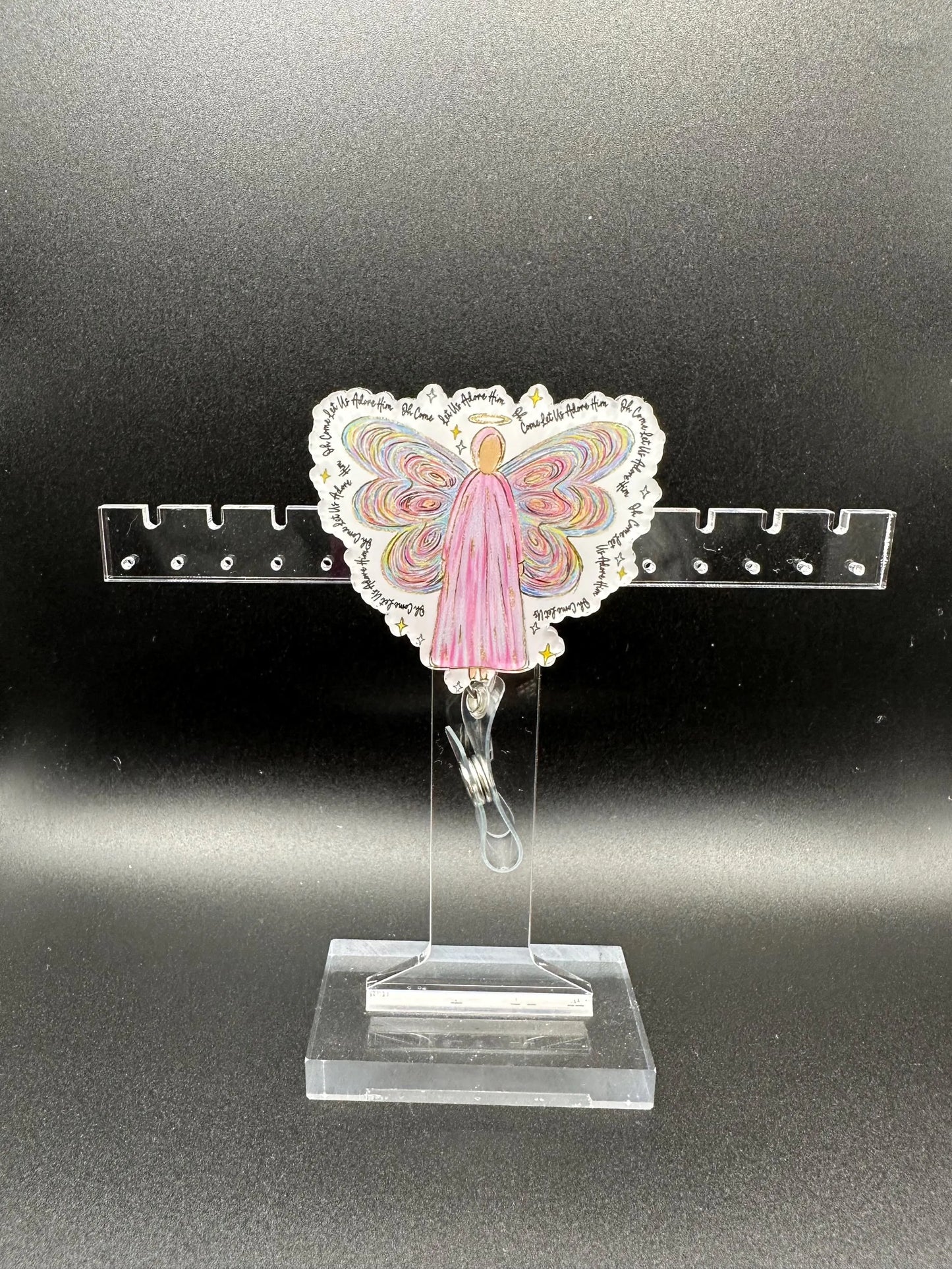 ID Holder/Badge Reel/Popsocket - Guardian Angel