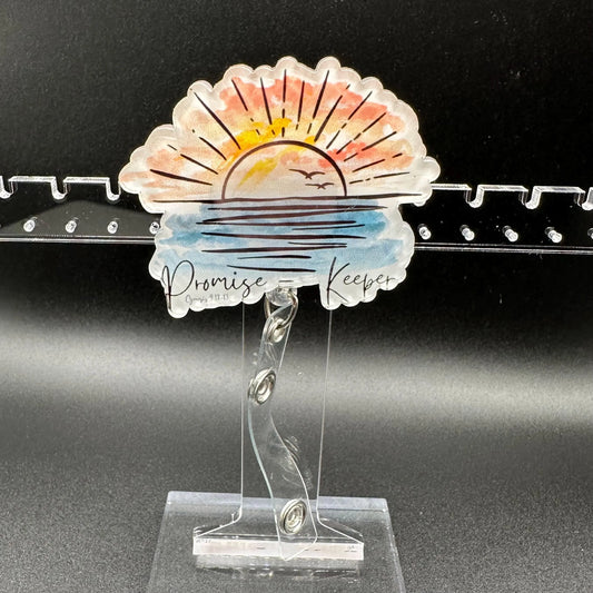 ID Holder/Badge Reel/Popsocket - Promise Keeper