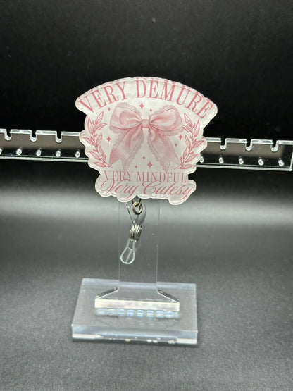 ID Holder/Badge Reel/Popsocket - Very Demure