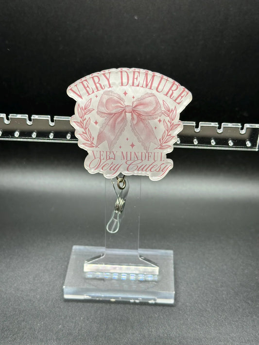 ID Holder/Badge Reel/Popsocket - Very Demure