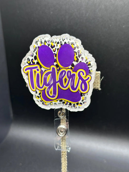 ID Holder/Badge Reel/Popsocket - LSU Tigers