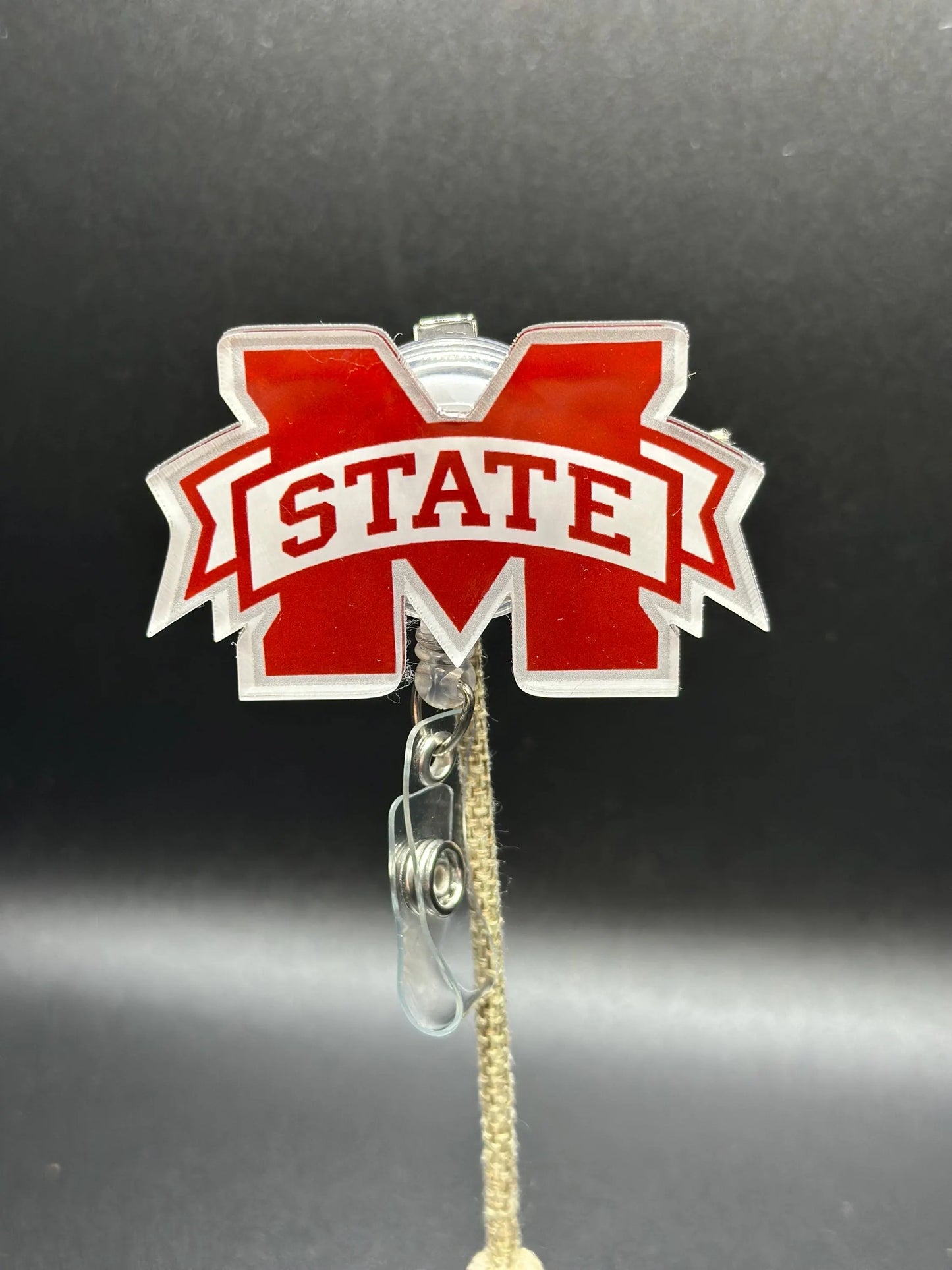 ID Holder/Badge Reel/Popsocket - MS State Logo
