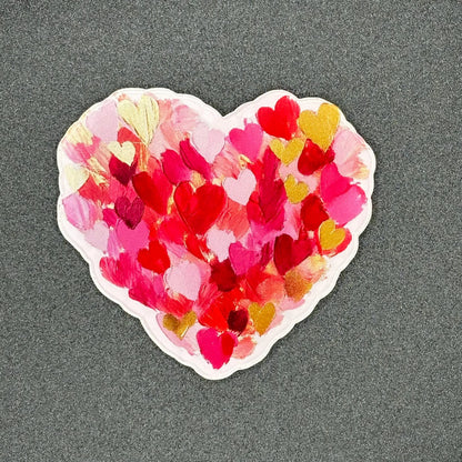 ID Holder/Badge Reel/Popsocket - Shades of Valentine's Day