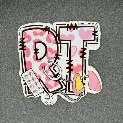 ID Holder/Badge Reel/Popsocket - RT Respiratory Therapist