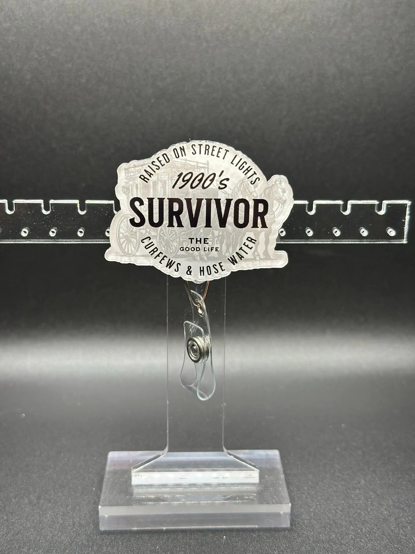 ID Holder/Badge Reel/Popsocket - 1900’s Survivor
