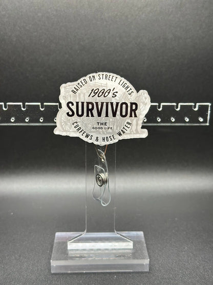 ID Holder/Badge Reel/Popsocket - 1900’s Survivor