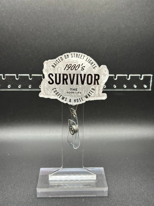 ID Holder/Badge Reel/Popsocket - 1900’s Survivor