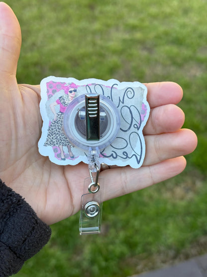 ID Holder/Badge Reel/Popsocket - Bless Your Heart