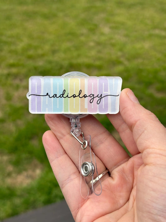 ID Holder/Badge Reel - Radiology