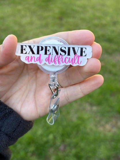 ID Holder/Badge Reel - Expensive and Difficult