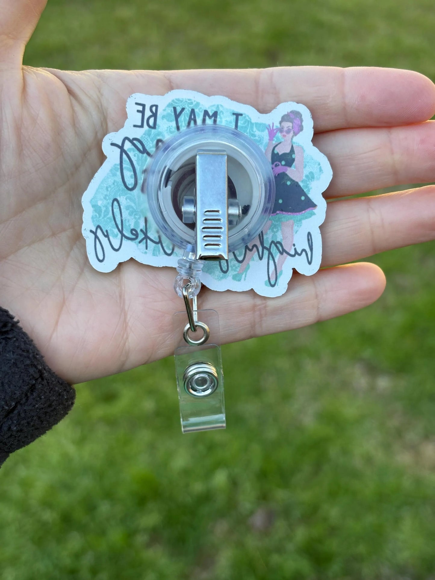 ID Holder/Badge Reel/Popsocket - Highly Unlikely