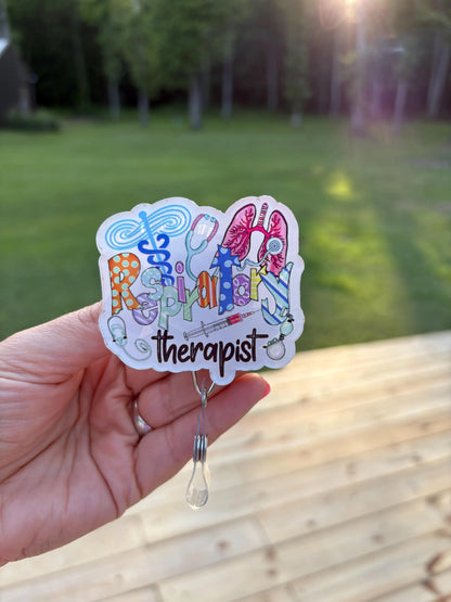 ID Holder/Badge Reel/Popsocket - Respiratory Therapist