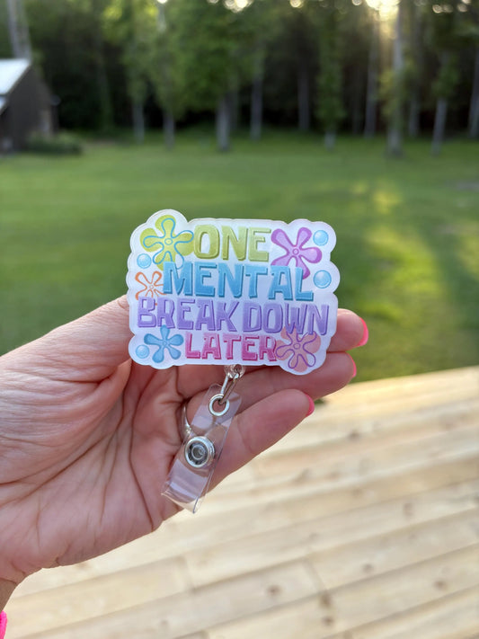 ID Holder/Badge Reel/Popsocket - Pastel Breakdown