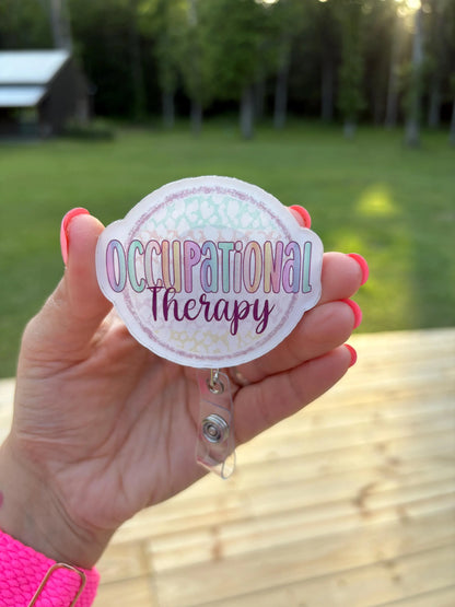 ID Holder/Badge Reel/Popsocket - Occupational Therapy