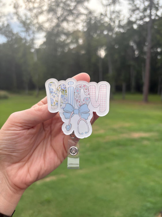 ID Holder/Badge Reel/Popsocket - NICU