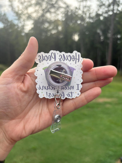 ID Holder/Badge Reel/Popsocket - Hocus Pocus Alani