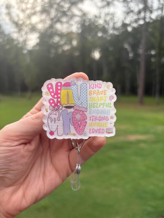 ID Holder/Badge Reel/Popsocket - You Are
