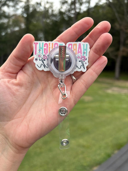 ID Holder/Badge Reel/Popsocket - Hard Fought Hallelujah