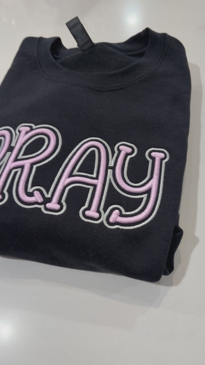 Pray 3D Puff Sweatshirt