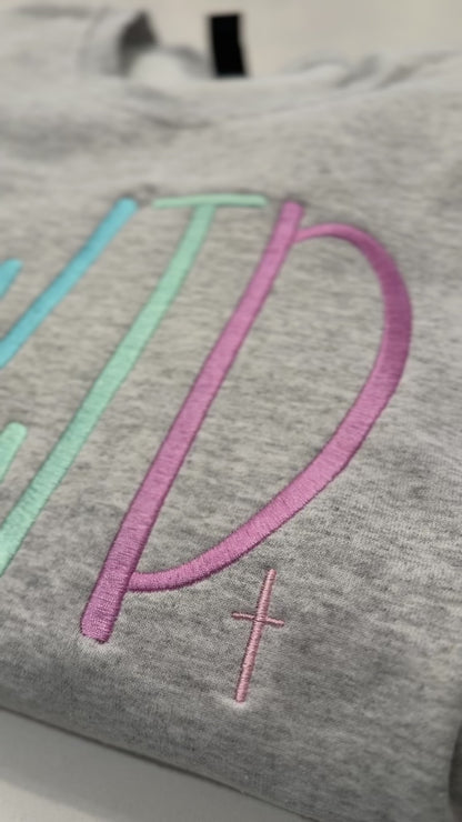 WWJD Ash Grey Sweatshirt