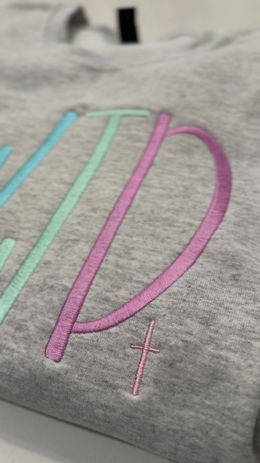 WWJD Ash Grey Sweatshirt